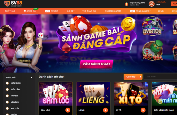Sâm lốc tại cổng game SV88 vip