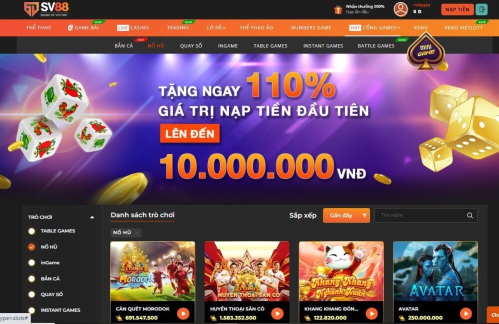 Luật chơi game Avatar tại SV88