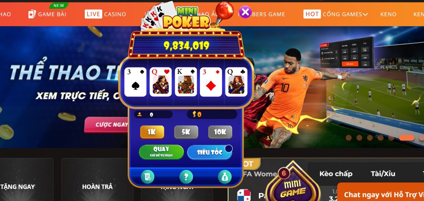 Làm giàu nhanh chóng với Mini Poker tại sv88 - Các bước chơi 