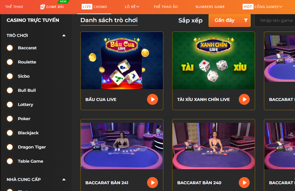 Bầu cua live sv88