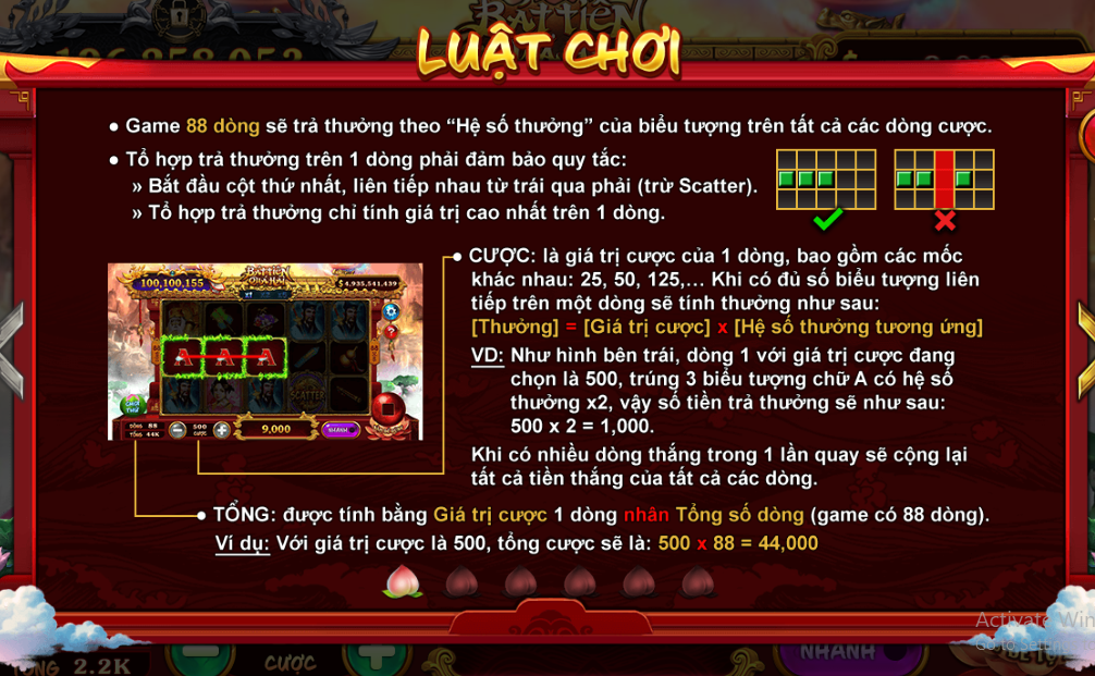 Bát tiên quá hải SV88
