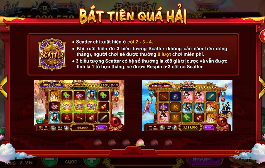 Bát tiên quá hải SV88