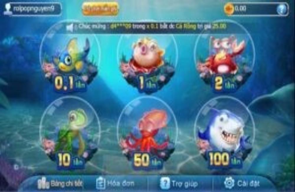 bắn cá ăn xu đổi thưởng online 3D SV88