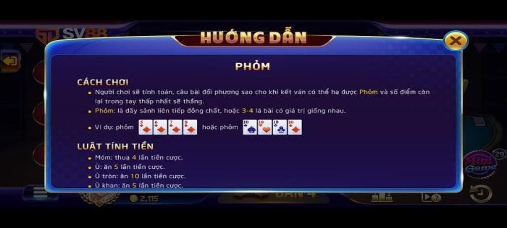 Phỏm SV88