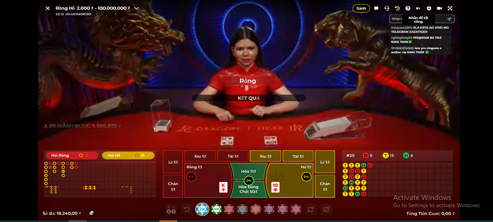 Rồng Hổ SV88