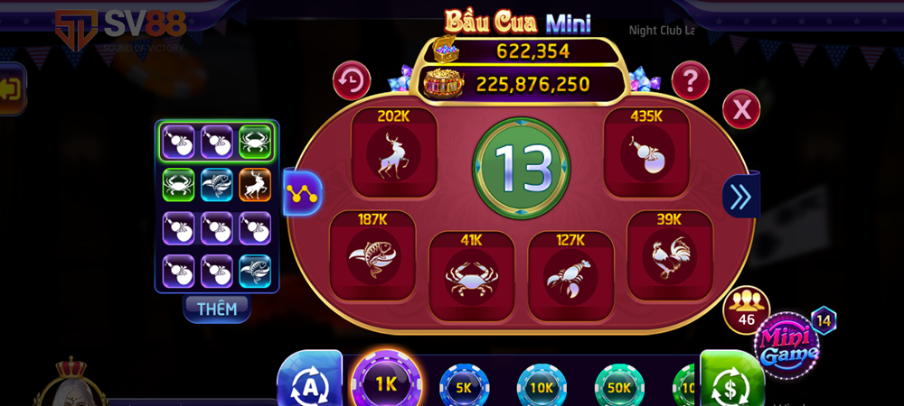 bầu cua SV88