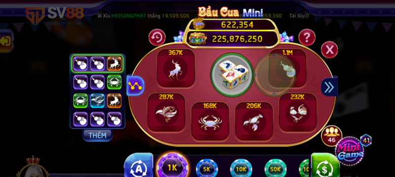 bầu cua SV88