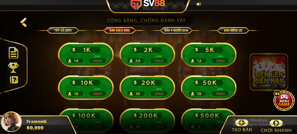 Tiến Lên Miền Nam SV88